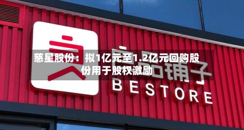 慈星股份：拟1亿元至1.2亿元回购股份用于股权激励-第2张图片