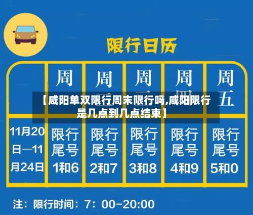 【咸阳单双限行周末限行吗,咸阳限行是几点到几点结束】-第2张图片