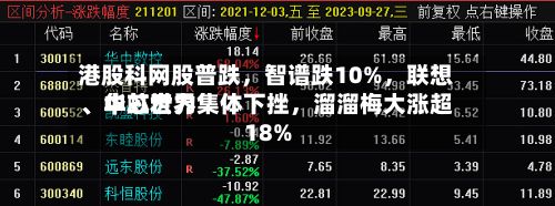 港股科网股普跌，智谱跌10%	，联想、中芯世界、华虹宏力集体下挫，溜溜梅大涨超18%-第2张图片