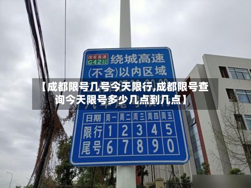 【成都限号几号今天限行,成都限号查询今天限号多少几点到几点】