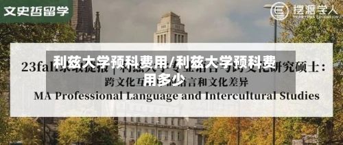 利兹大学预科费用/利兹大学预科费用多少-第3张图片
