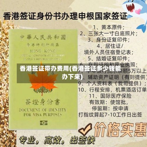 香港签证带办费用(香港签证多少钱能办下来)