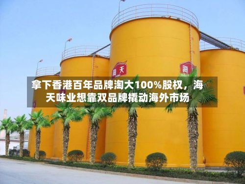 拿下香港百年品牌淘大100%股权，海天味业想靠双品牌撬动海外市场-第3张图片